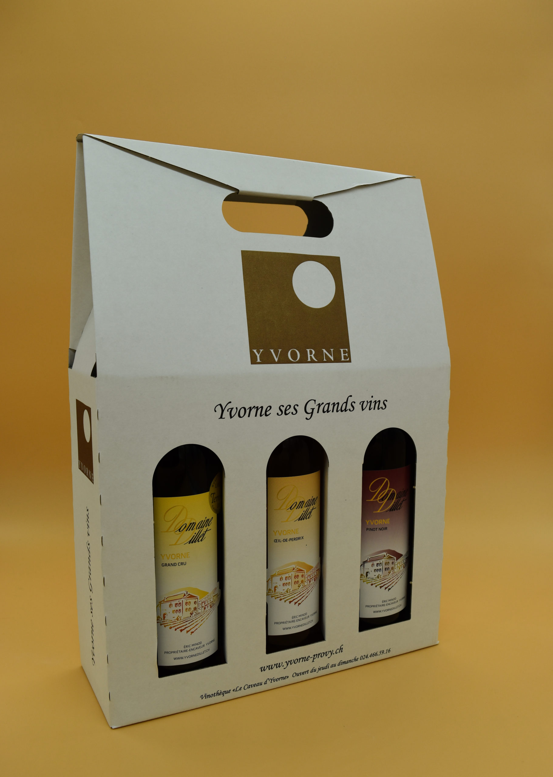 Carton 3 bouteilles  Les Faunes - Vins de Dardagny Genève